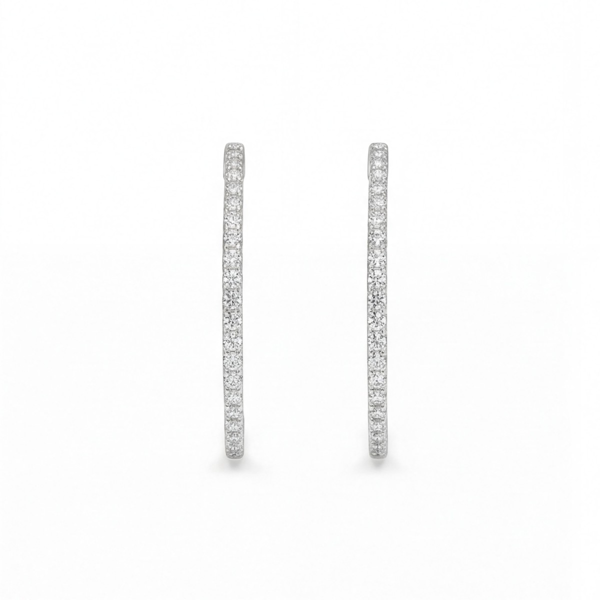 Orbita - Eternity Oorringen Met Moissanite Accenten