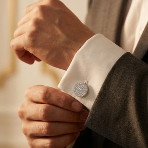 Moissanite manchetknopen