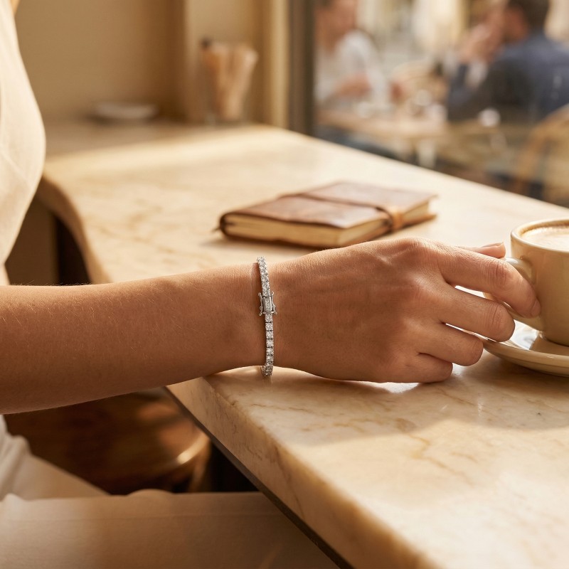Moissanite armbanden