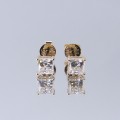 Orion – Princess Moissanite Oorknopjes