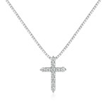 Divinity - Moissanite Kruis Hanger