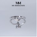 Amora - Hart Solitair Moissanite Ring | My Moissanite