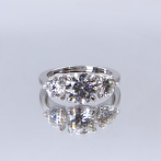 Aventine - Triple Moissanite Ring | My Moissanite