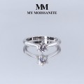 Ella - Solitair Moissanite Verlovingsring	
