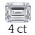 4 karaat (8*11 mm)