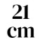 21 cm 