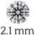 0.04 karaat (2.1 mm)