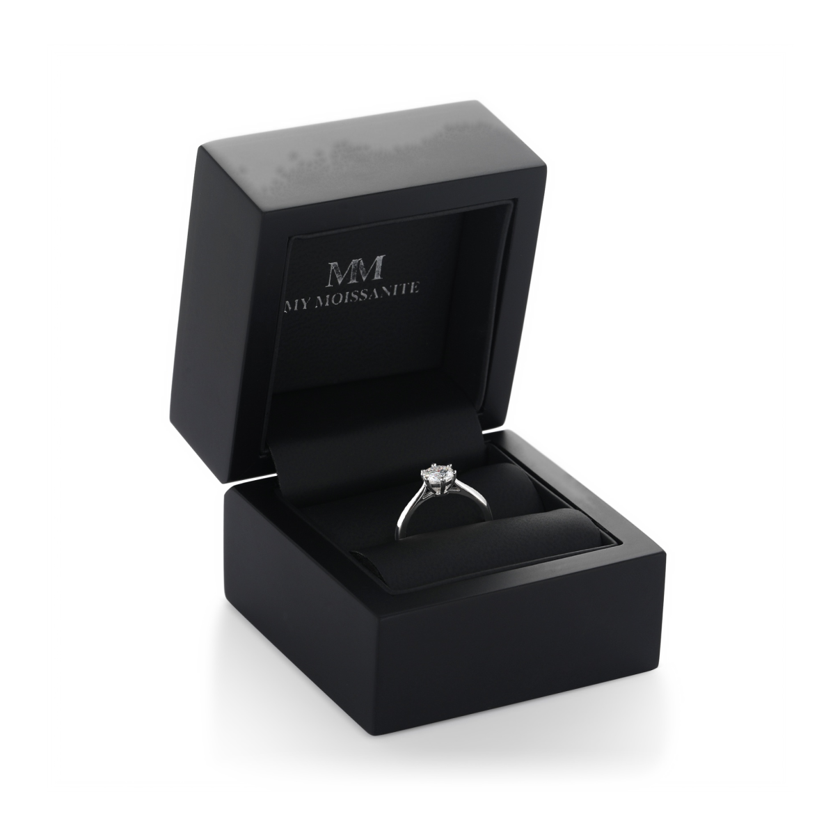 Ella - Solitair Moissanite Verlovingsring	