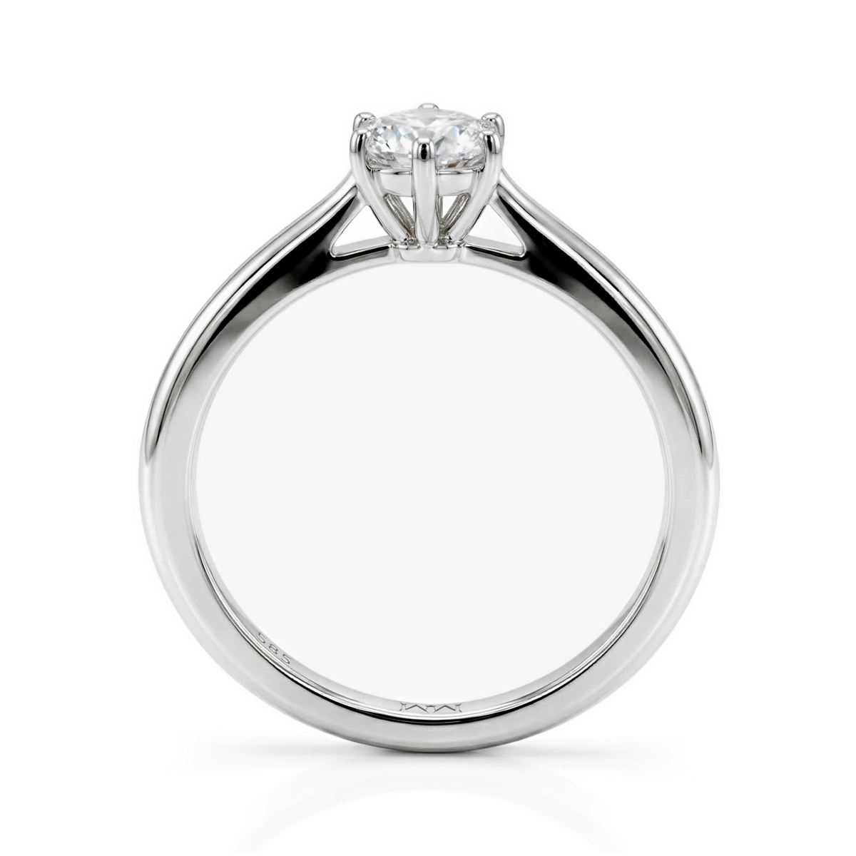 Ella - Solitair Moissanite Verlovingsring	