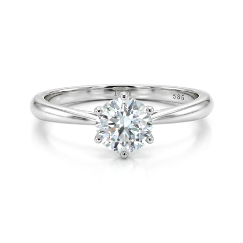 Ella - Solitair Moissanite Verlovingsring