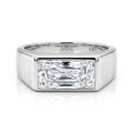 Maxton - Rechthoekige Moissanite Heren Ring