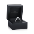 Iris - Princess Solitair Moissanite Ring | My Moissanite