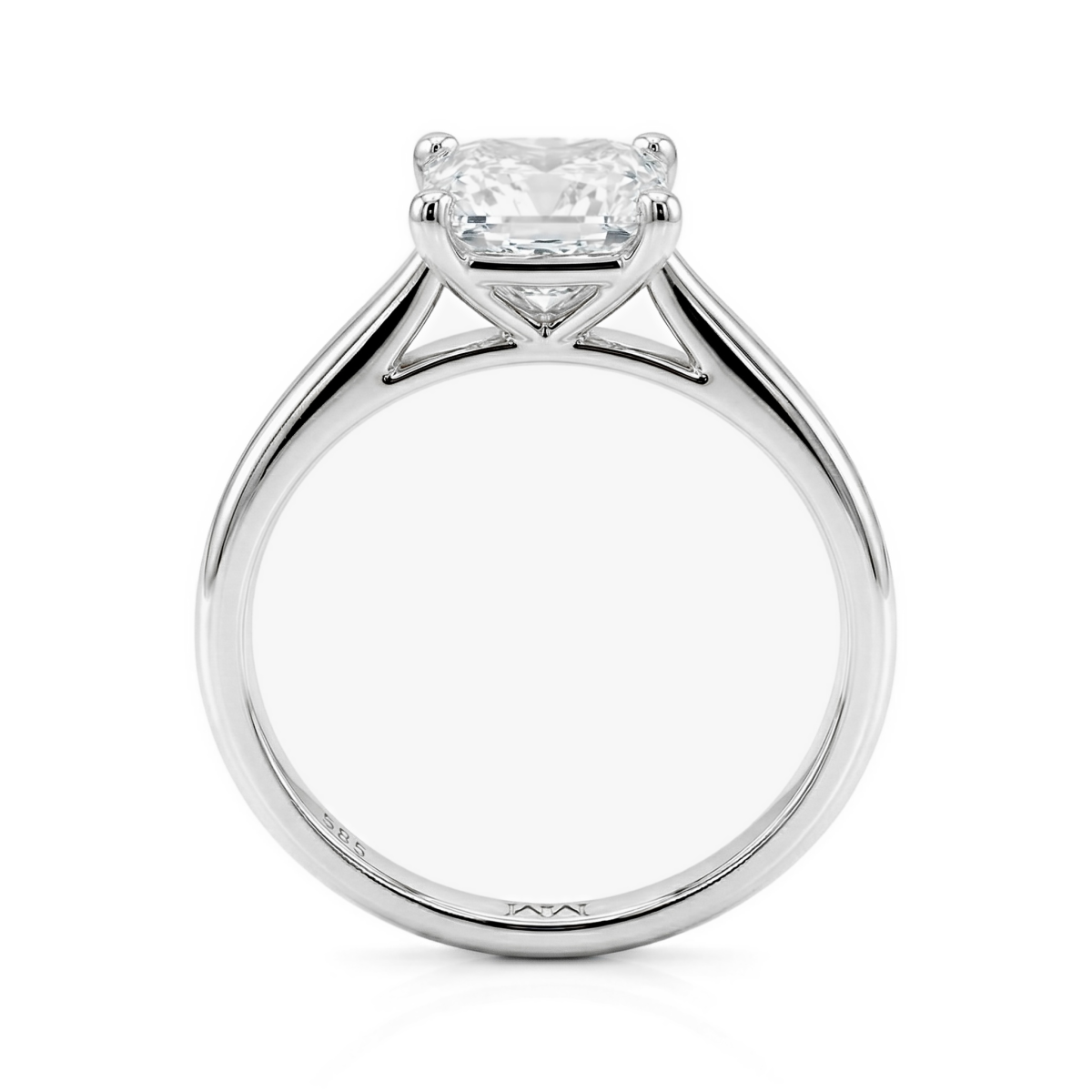 Iris - Princess Solitair Moissanite Ring | My Moissanite