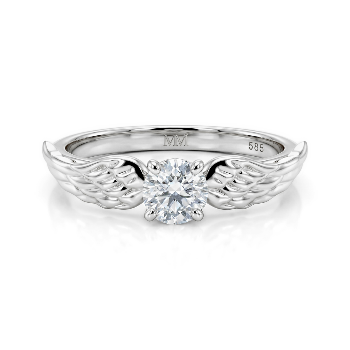 Feathra - Harry Potter Gouden Snaai Moissanite Ring met Gevleugelde Accenten