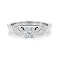 Feathra - Harry Potter Gouden Snaai Moissanite Ring met Gevleugelde Accenten