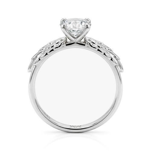 Feathra - Harry Potter Gouden Snaai Moissanite Ring met Gevleugelde Accenten
