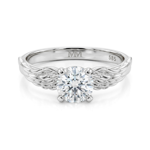 Feathra - Harry Potter Gouden Snaai Moissanite Ring met Gevleugelde Accenten