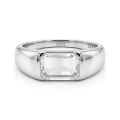 Portraitix - Heren Portrait Moissanite Ring 