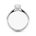 Luminara - Radiant Moissanite Verlovingsring met Hidden Halo