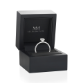 Mystique - Ovale Solitaire Moissanite Ring met Hidden Halo | Wedfit