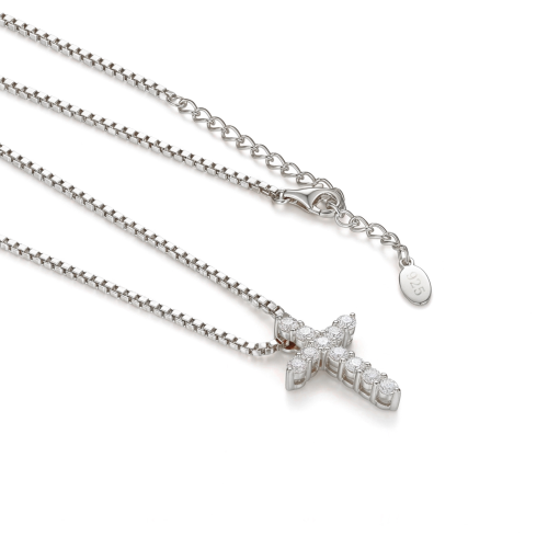 Divinity - Moissanite Kruis Hanger