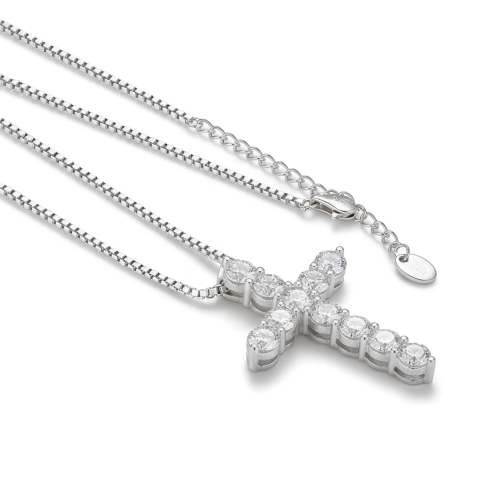 Divinity - Moissanite Kruis Hanger