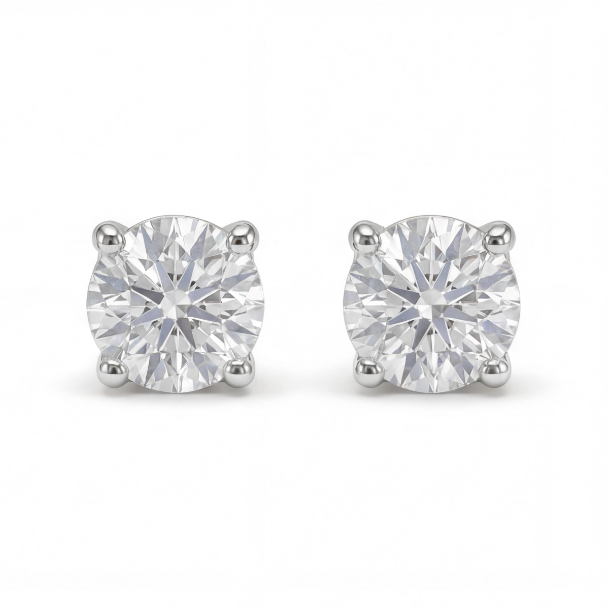 Helix - Beveiligde Moissanite Oorbellen met Schroefje Terug
