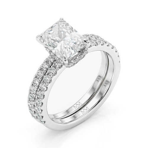 Celestial Harmony Set - moissanite ensemble van Astra en Starlet Celestial Harmony Set - moissanite ensemble van Astra en Starlet