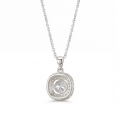 Vivara - Moissanite Hanger met Ingelegde Halo