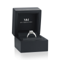 Elara - Cushion Solitair Moissanite Ring | My Moissanite