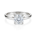 Elara - Cushion Solitair Moissanite Ring | My Moissanite