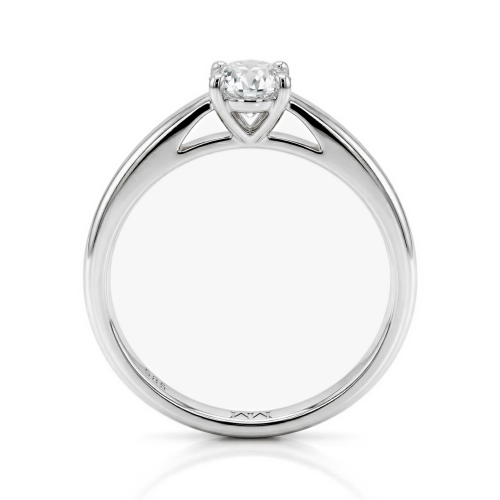 Eloise - Ovaal Solitair Moissanite Ring