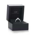 Olivette - Ovaal Geslepen Moissanite Verlovingsring met Marquise Zijstenen