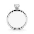 Ovalique - Klassieke Ovale Solitaire Moissanite Verlovingsring