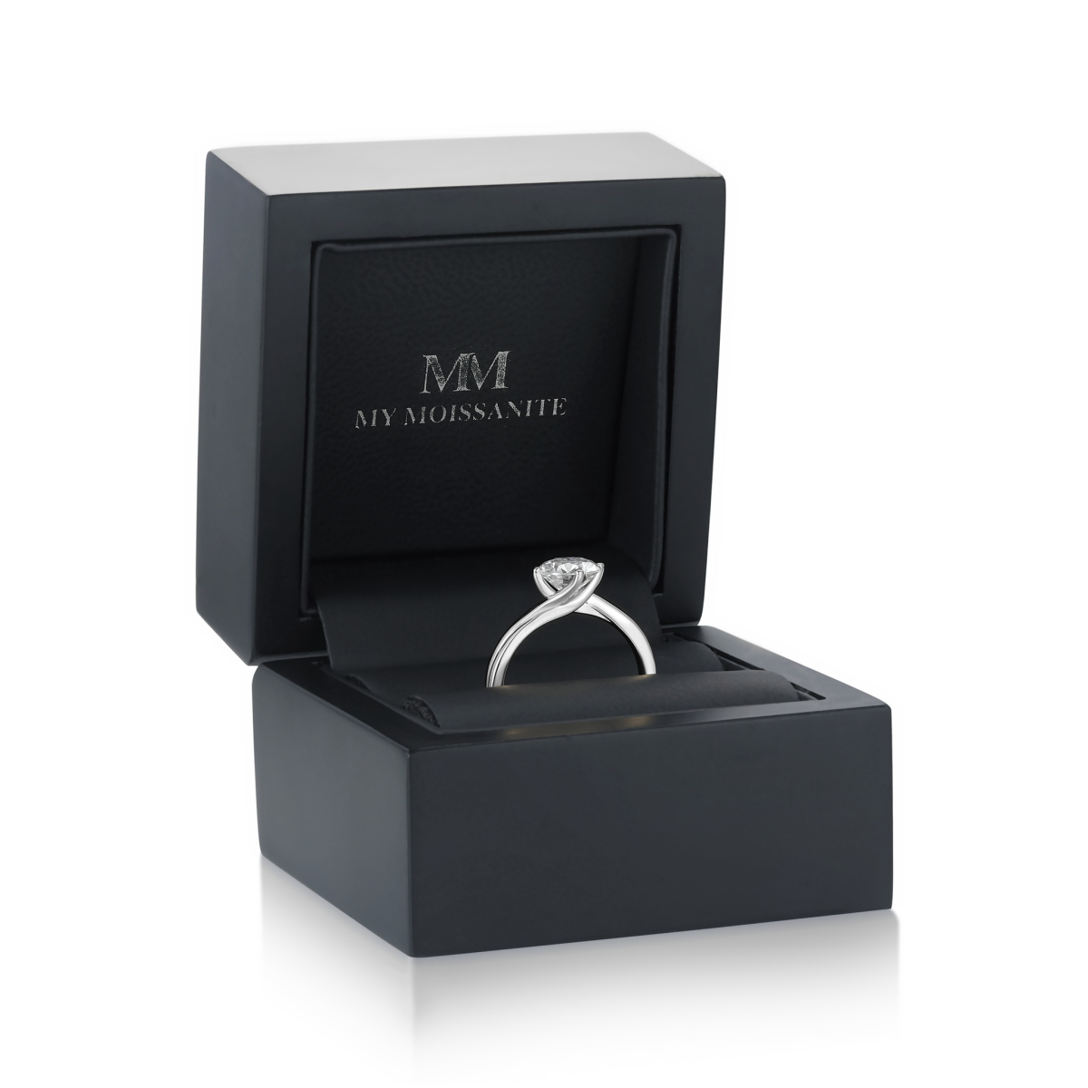 Circline - Klassieke Ronde Moissanite Solitaire Verlovingsring