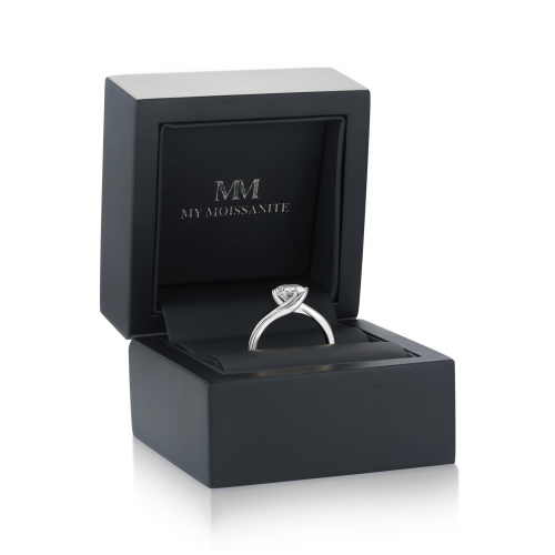 Circline - Klassieke Ronde Moissanite Solitaire Verlovingsring