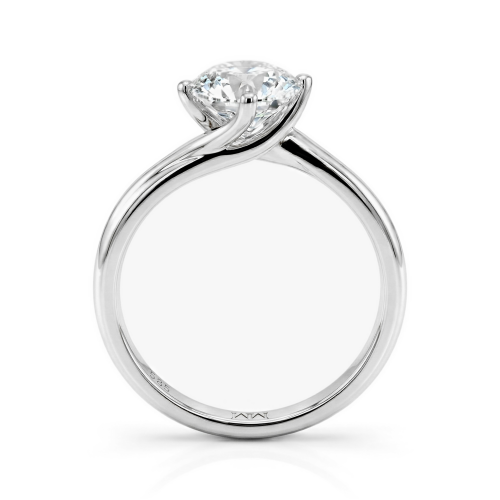 Circline - Klassieke Ronde Moissanite Solitaire Verlovingsring