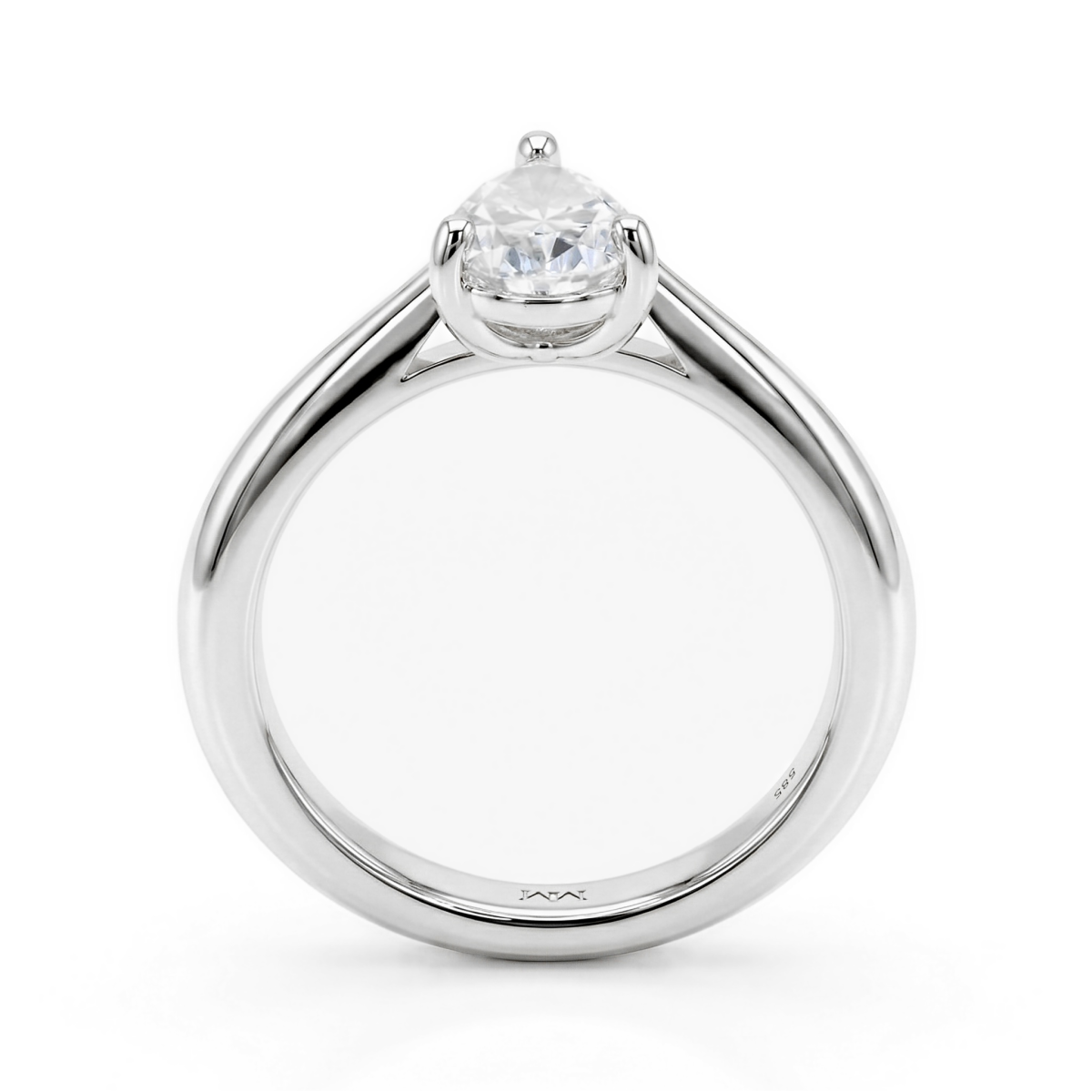 Larissa - Peer Solitaire Moissaniet Ring