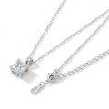 Regent - Princess Geslepen Moissanite Solitaire Hanger