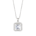 Radiance - Princess Cut Halo Moissanite Hanger