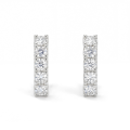 Cascade - Lineaire Moissanite Oorringen