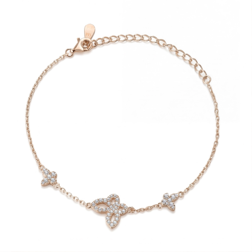 Orchidea - marquise moissanite armband met bloemmotieven