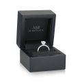 Ovalisse - Ovaal Geslepen Moissanite Ring Met Circle Hidden Halo