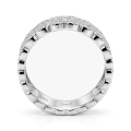 Cresta - Brede Pavé Gezette Moissanite Verlovingsring