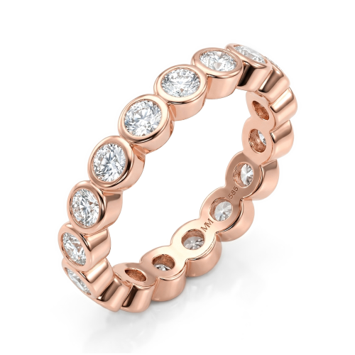Orbella - Bezel Zet Moissanite Eternity Ring