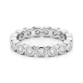 Orbella - Bezel Zet Moissanite Eternity Ring