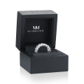 Eterna - Smaragd Geslepen Moissanite Eternity Ring