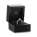 Finesse - Moissanite verlovingsring met zijstenen