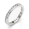 Zenora - Moissanite Eternity Ring Met Channel Setting