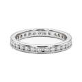 Zenora - Moissanite Eternity Ring Met Channel Setting